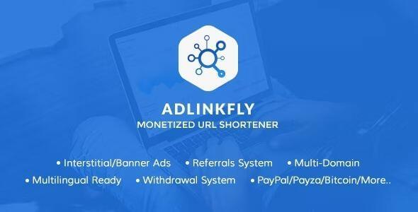 AdLinkFly GPL v6.6.3 – Monetized URL Shortener Script