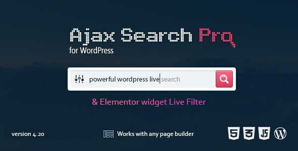 Ajax Search Pro GPL v4.26.13 – Live WordPress Search & Filter Plugin Latest Version