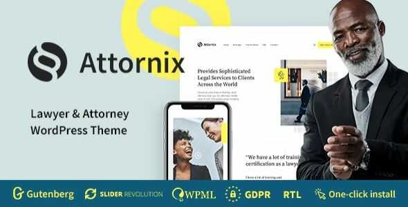 Attornix Lawyer WordPress Theme GPL v1.1.0 Latest Version