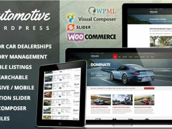 Automotive Theme GPL v13.1.1 – Car Dealership Business WordPress Theme