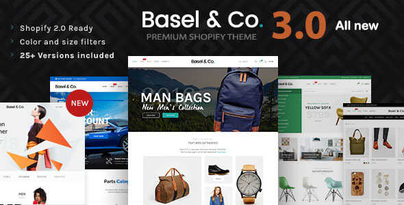 Basel GPL Theme v5.8.0 – Responsive eCommerce Theme Latest Version