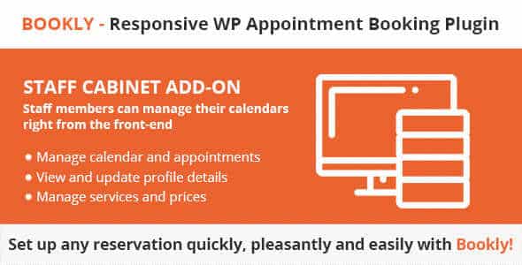 Bookly Staff Cabinet Addon GPL Plugin Latest Version