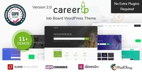 CareerUp Theme GPL v2.3.37 – Job Board WordPress Theme Latest Version