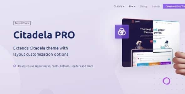 Citadela Pro GPL v5.9.1 – Extends Citadela theme with layout customization options