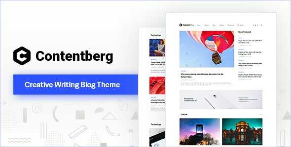 Contentberg Theme GPL v3.0.1 – Content Marketing & Personal Blog