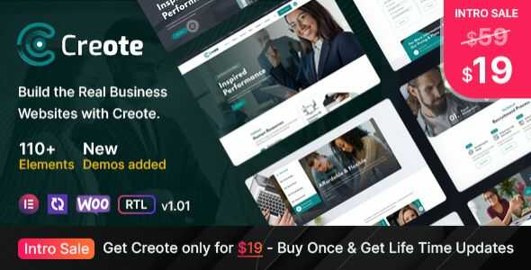 Creote Theme GPL v2.7.3 – Consulting Business WordPress Theme