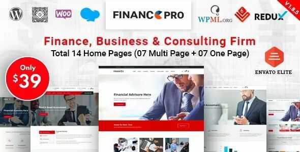 Finance Pro Theme GPL v1.8.9 Latest Version