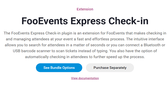 FooEvents Express Check-in Extension GPL Latest Version