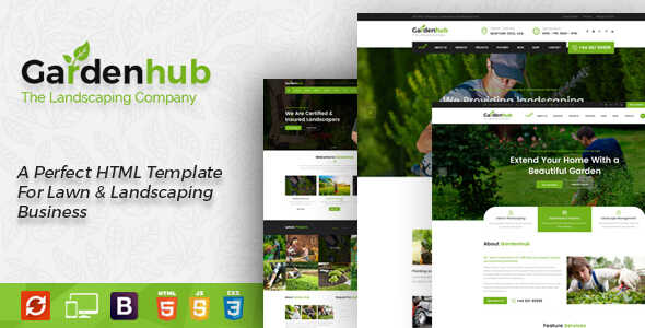 Garden HUB Theme GPL Latest Version