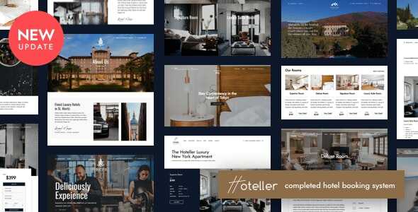 Hoteller Hotel Booking Theme GPL