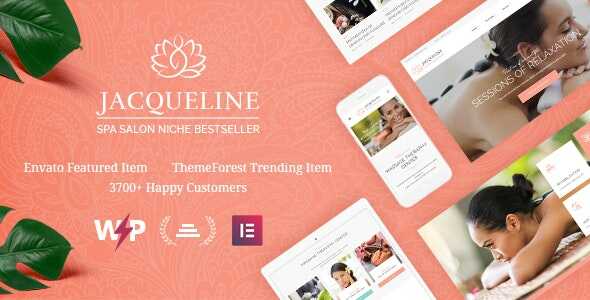 Jacqueline Theme GPL v2.10 – Spa & Massage Salon Beauty WordPress Theme + Elementor