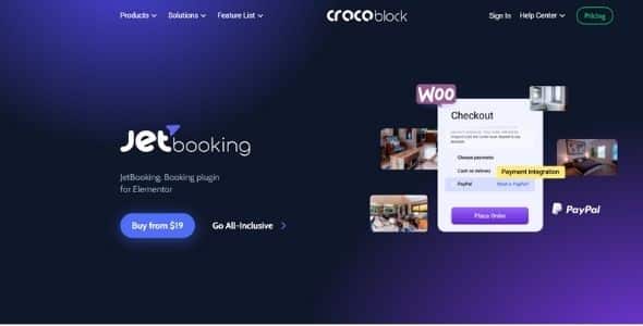 JetBooking For Elementor GPL Latest Version