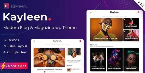 Kayleen Theme GPL v2.7 – Blog & Magazine WordPress Theme Latest Version