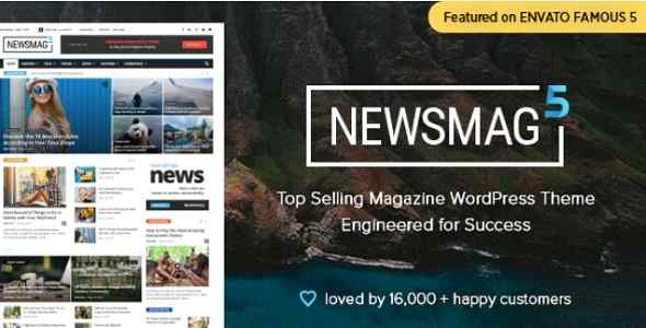 Newsmag Theme GPL Latest Version