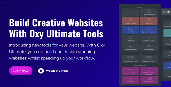 Oxy Ultimate Tools – Addon for Oxygen Builder GPL Latest Version