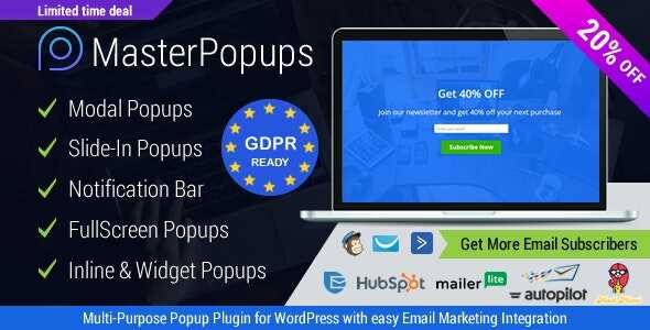 Master Popups GPL Latest Version