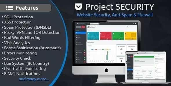 Project SECURITY GPL v5.0.5 – Website Security, Antivirus & Firewall