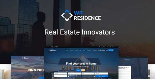 Residence Theme GPL v4.22.1 – Real Estate WordPress Website Latest Version