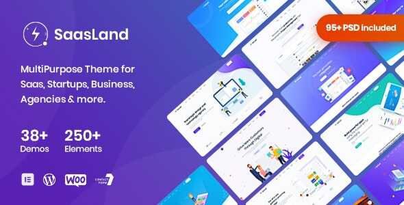 SaasLand Theme GPL v3.6.5 – Multipurpose WordPress Theme for SaaS & Startup