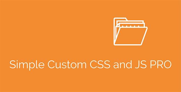 Simple Custom CSS and JS PRO GPL Latest Version