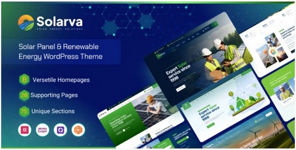 Solarva Theme GPL Latest Version