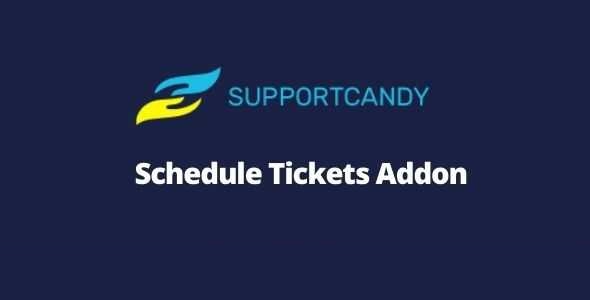 SupportCandy Schedule Tickets Addon GPL v3.0.5 Latest version