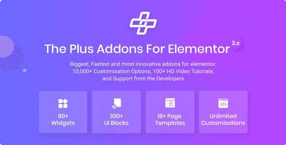 The Plus Addon for Elementor GPL Latest Version