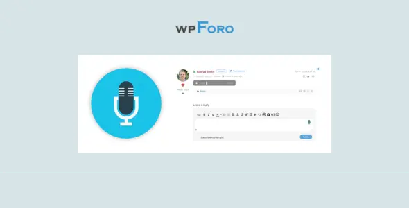 WPForo Voice Posting GPL Latest Version