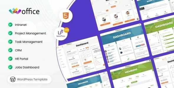Woffice Theme GPL v5.4.6 – Intranet Extranet WordPress Websites Latest Version