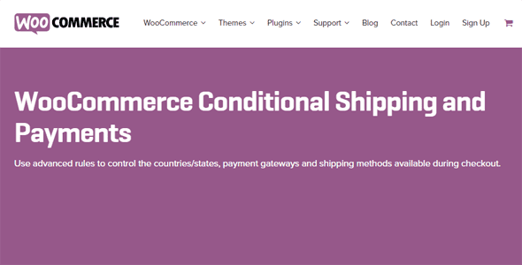 WooCommerce Conditional Shipping & Payments GPL v2.0.1 Latest Version