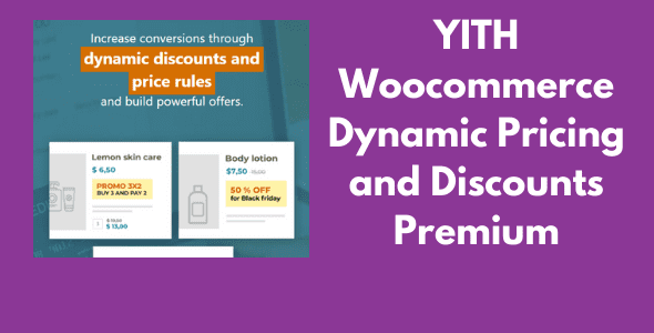 YITH Woocommerce Dynamic Pricing & Discounts GPL v4.7.0 Latest Version