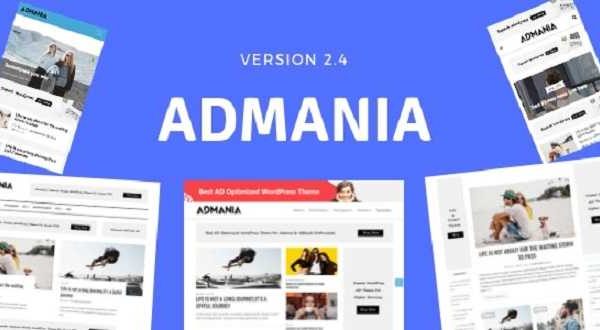 ADmania Theme GPL v2.5.3 – Adsense WordPress Theme