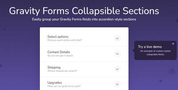 Gravity Forms Collapsible Sections Addon GPL